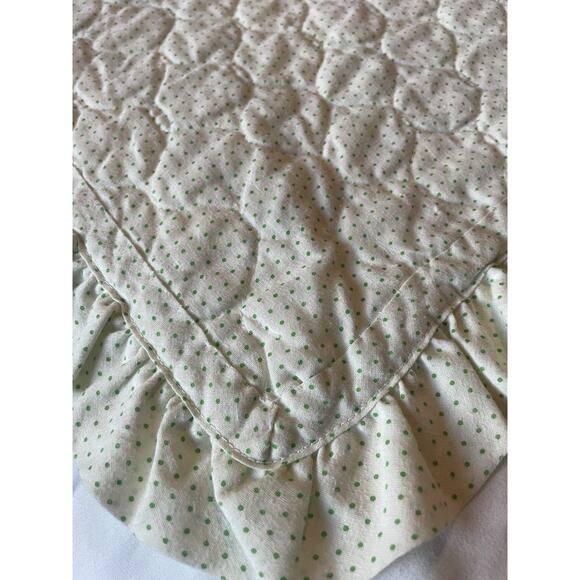 Vintage 80s Teddy And Bear Baby Crib Quilt Blanket Teddy Bear Duck Blocks 1980s - Picture 7 of 8